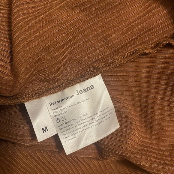 Reformation Vita Top Brown Medium - Picture 7 of 7